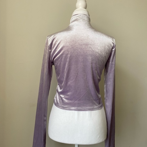 Garage Lilac Velvet Longsleeve - Picture 3 of 4